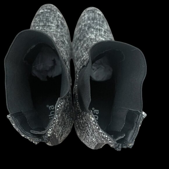 ✨👢 NWOT: DIBA Tweed Ankle Boots -- Size 10 👢✨ - Picture 3 of 5